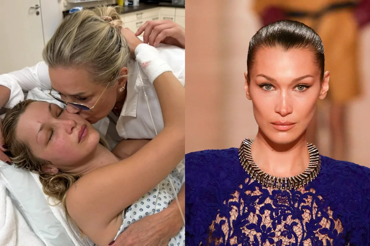 Supermodel Bella Hadidning Laym kasalligi xuruj qilib, kasalxonaga tushib qoldi (foto)